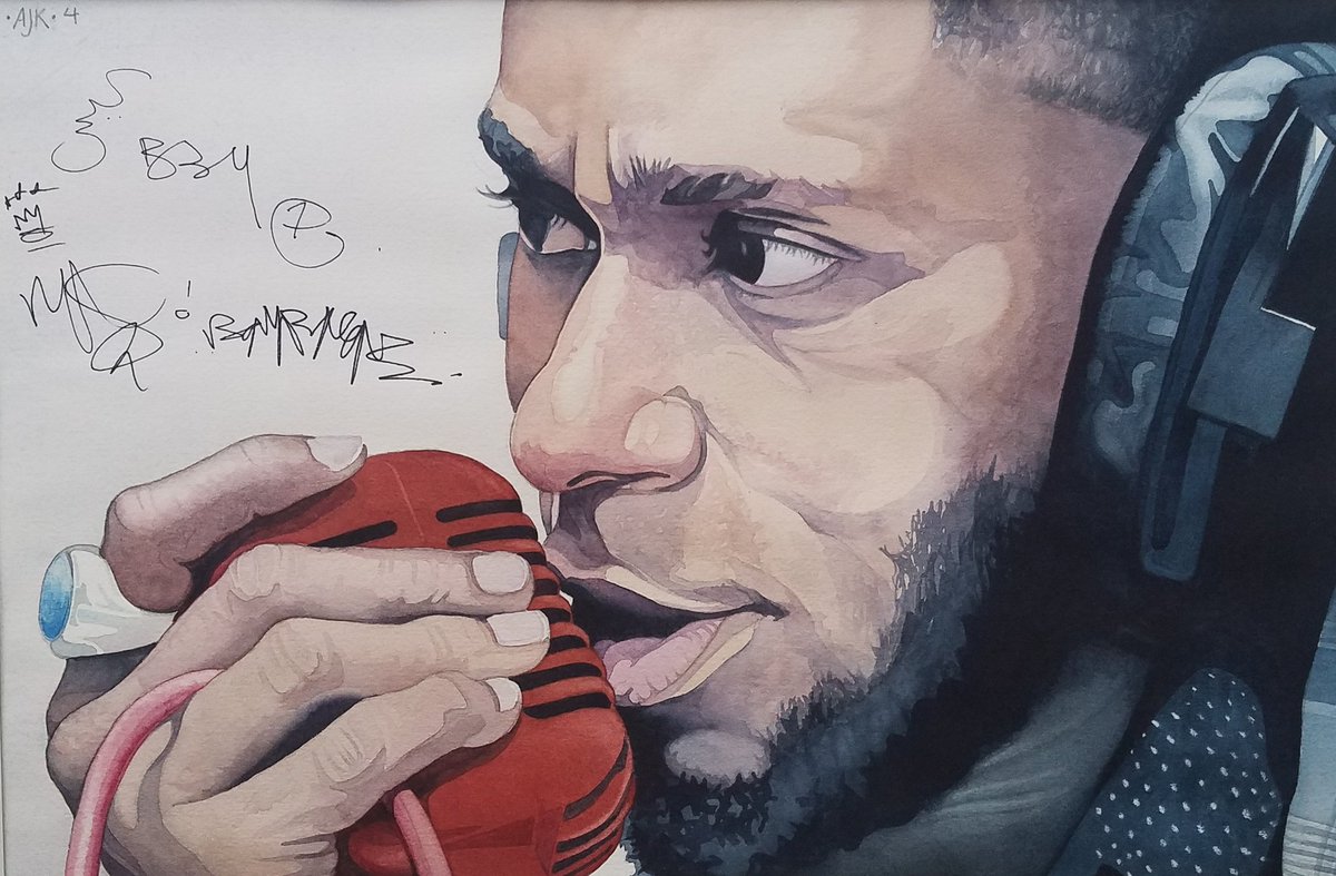 ajkatzart's tweet photo. Not good but well behaved, chasing after death so we can
call ourselves brave? Still living like mental slaves
Hiding like thieves in the night from life
Illusions of oasis making you look twice @hiphopgods @HipHopGoldenAge @MosDefOfficial @TalibKweli @MrChuckD @mADurgency https://t.co/A8UUUWEJnq