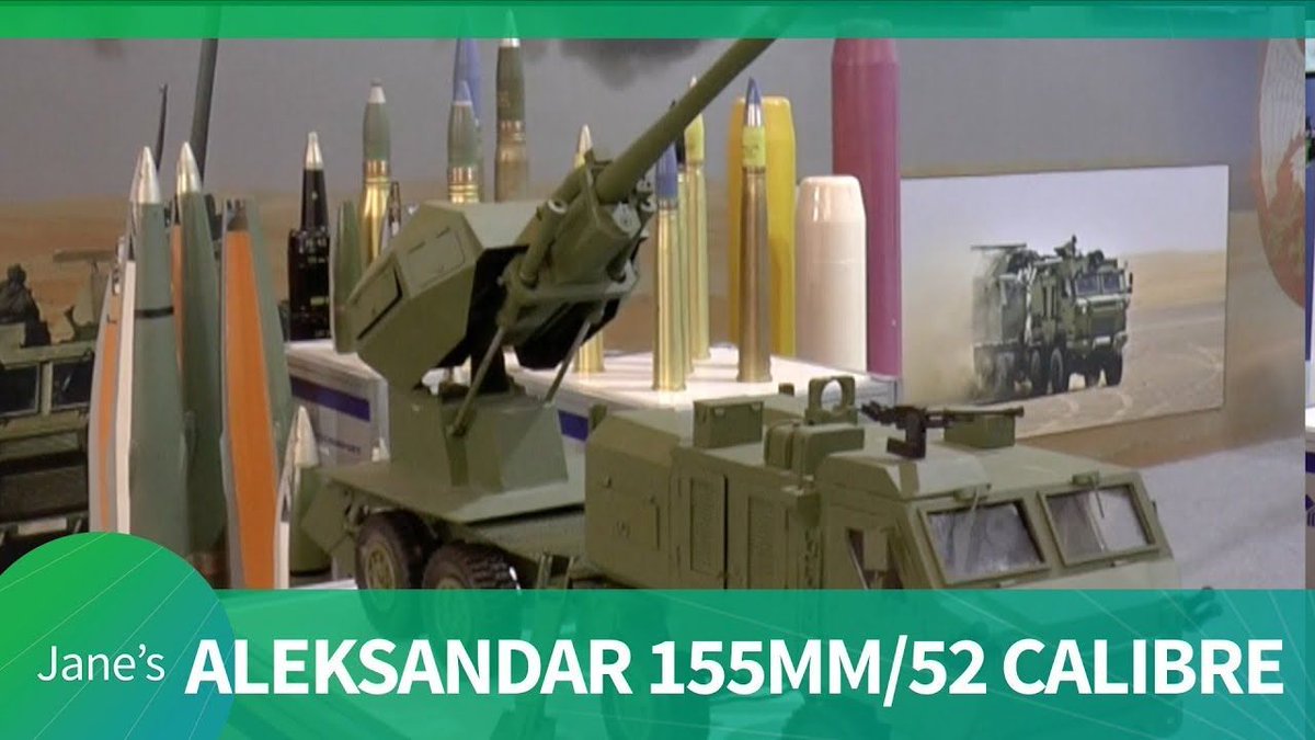 JanesINTEL's tweet photo. Serbian Yugoimport Aleksandar 155 mm 52 calibre self-propelled artillery system #IndoDefence2018: https://t.co/blbacy7sE6 https://t.co/Dxl81tAZo0