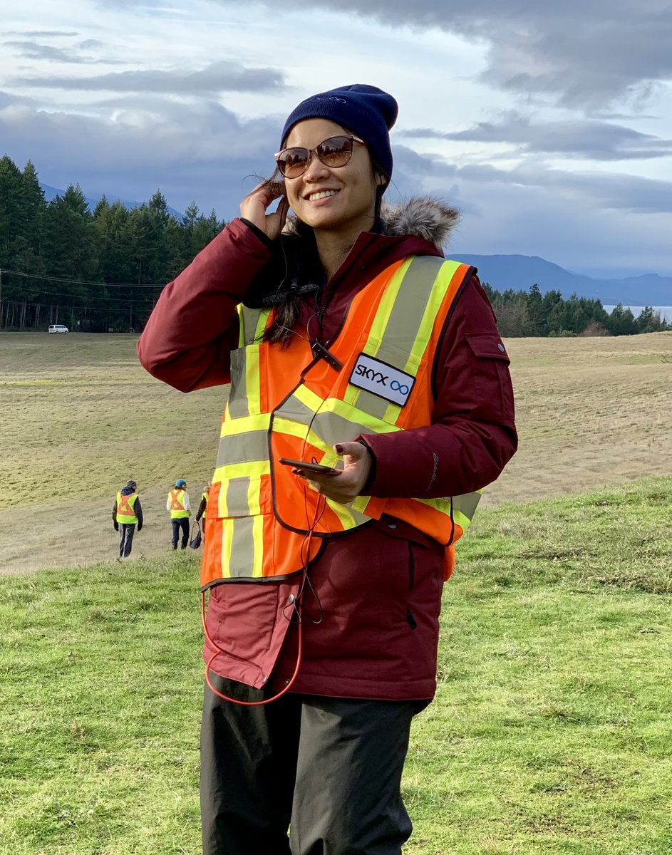 jaredhunt's tweet photo. We also have a @SkyxUAV team here in the field; Fiona was one our pilots this morning. #BVLOStrials #WomenInDrones #DronesForCanada https://t.co/0j9TKZo2xE