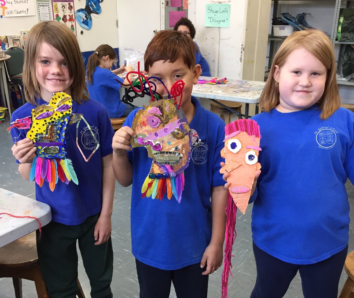 Grade 3 have been working on Pablo Picasso and Kimmy Cantrell inspired artworks. <a href="/StGabriel_EMSB/">St. Gabriel Elem</a> <a href="/EnglishMTL/">English Montreal School Board</a> #visualarts #publicschool #picasso #kimmycantrell