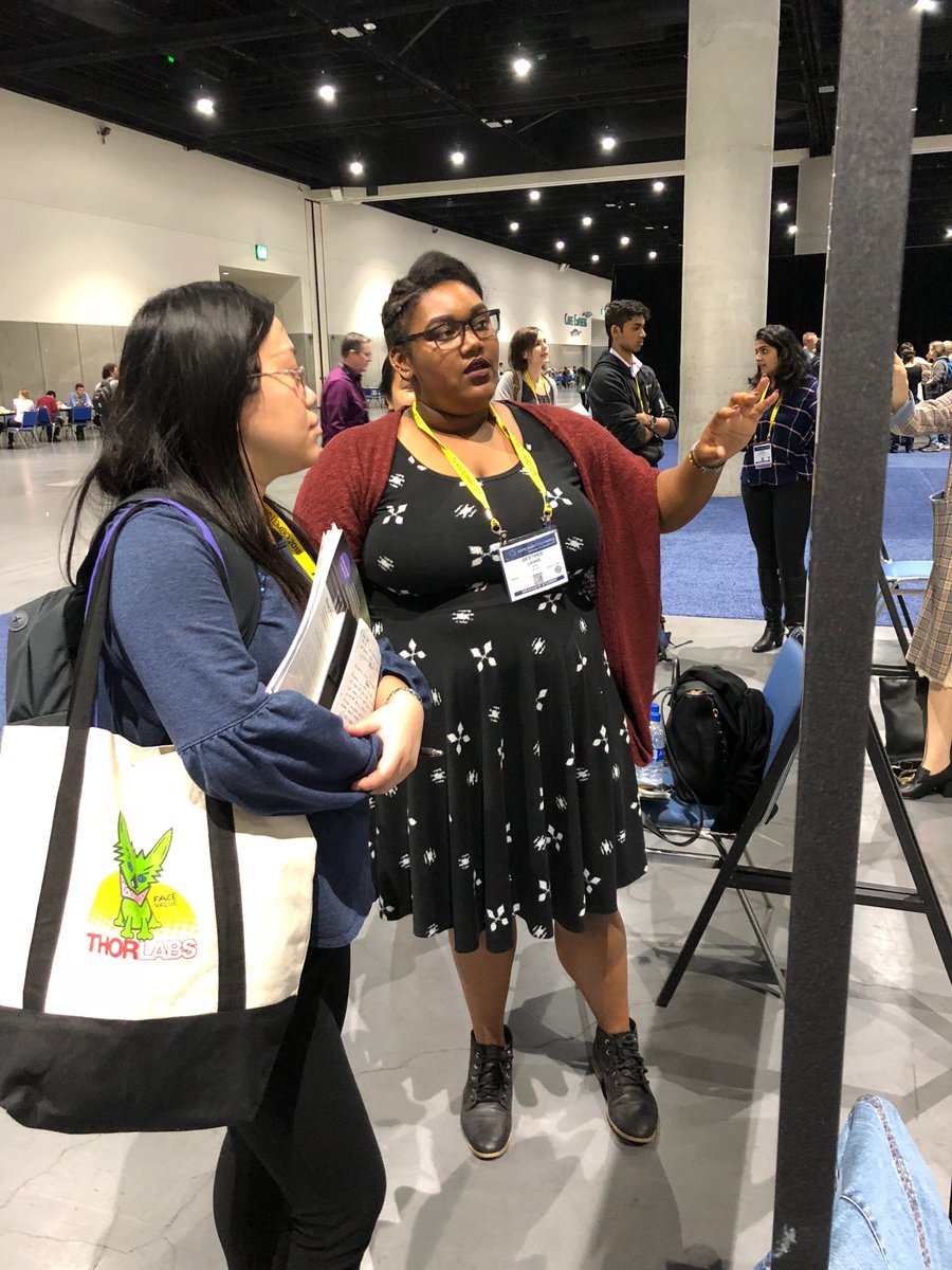 LauraBurrusSFSU's tweet photo. Destinee Lanns rocking her poster presentation!!
@c3STC @NSF #cellularengineering @SFSU @SFStateGradstdy #sfsubiology #burruslab #tnbc #WNT https://t.co/4ChiJb1Oys
