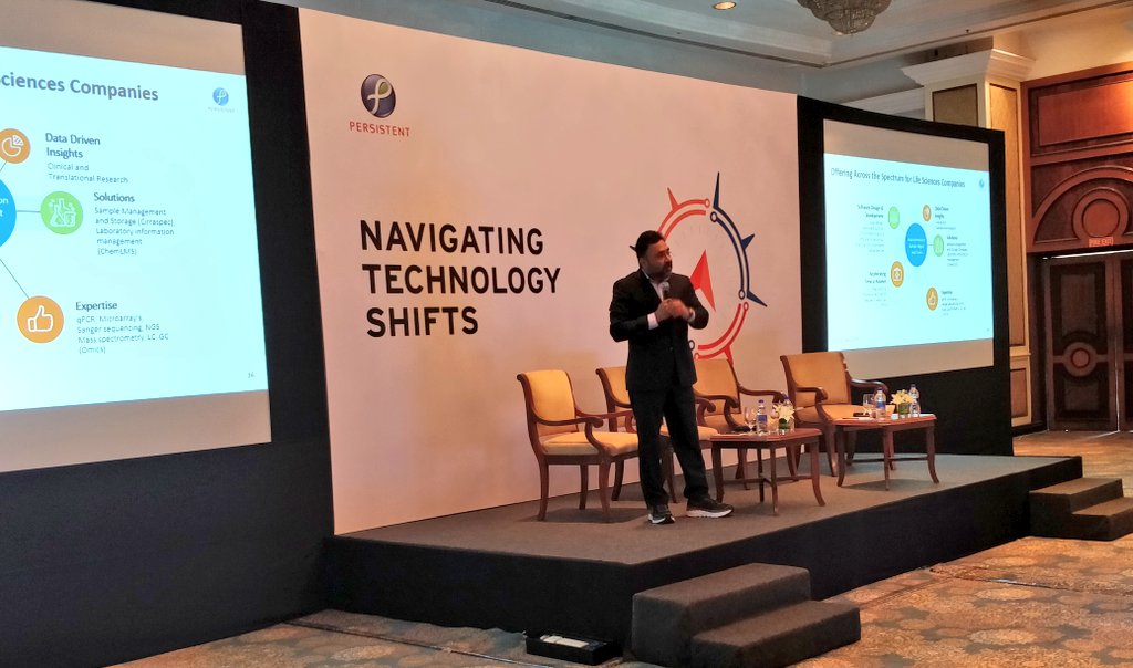 Persistentsys's tweet photo. 1. Precision Clinical Systems
2. Translational research acceleration
3. Patient engagement
4. Hospital operation optimization
@rahulp talks about our focus on #DigitalHealthcare. #PersistentInvestorDay https://t.co/cp5Th5gp4q