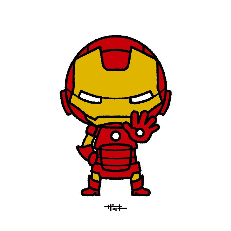 ザッキー さんのツイート アイアンマン描いてみた 頭身低くして描き直してみました ザキ絵 マーベル Marvel アベンジャーズ Avengersendgame アイアンマン Ironman 映画好きな人と繋がりたい 絵描きさんと繋がりたい イラスト好きさんと繋がりたい