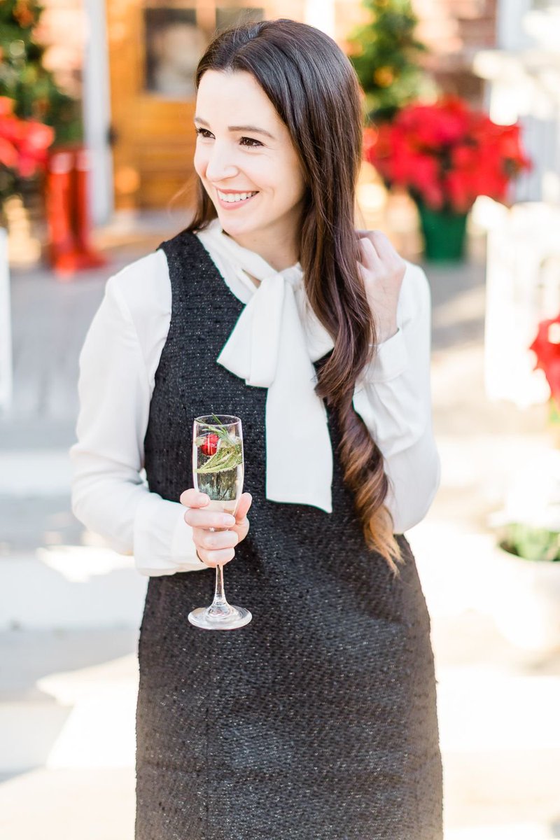 StephanieZiajka's tweet photo. Shopping for holiday cocktail dresses? This chic @ShopLaurenJames shirt-under-dress combo is one of my favorite outfits of the year! https://t.co/p29ddKtLA7 #lifeisbetterinLJ #holidaystyle https://t.co/zezuzGF56e