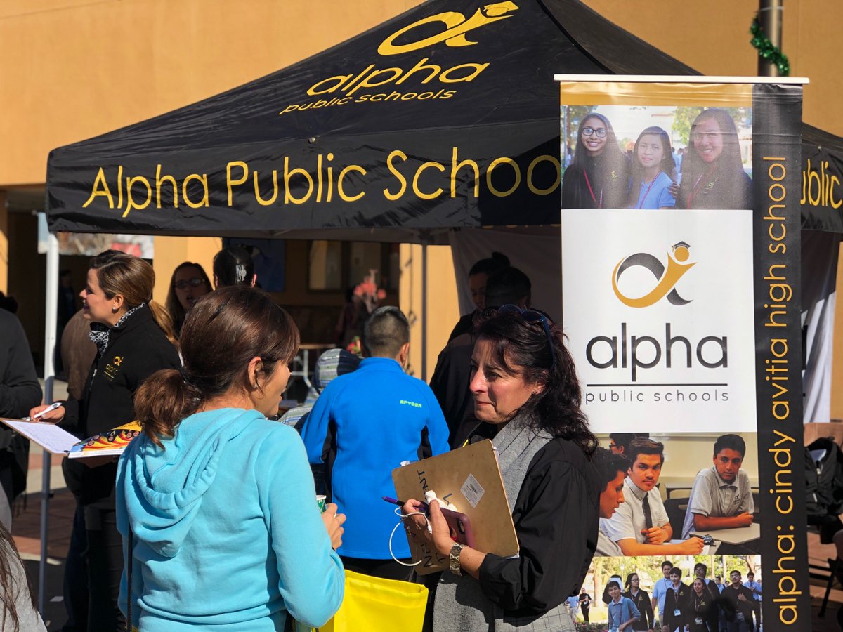 alphaschools's tweet photo. Thank you @RocketshipEd for the opportunity to showcase what Alpha has to offer to students in middle school and high school! We loved being able to meet with parents to answer their questions! #middleschoolexpo #AlphaPS https://t.co/nvOPgIsKUD