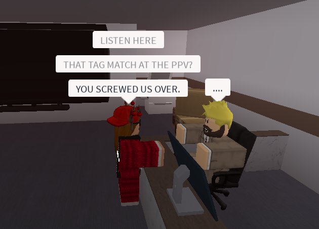 RCWRBLX's tweet photo. SCREWED..
@iBrookesie believes the sped force was SCREWED out of the tag team gold..
But the chairman saying he can't do anything without proof..
Whats to come for sped force?
#RCWNITRO https://t.co/bpBISwwmrM