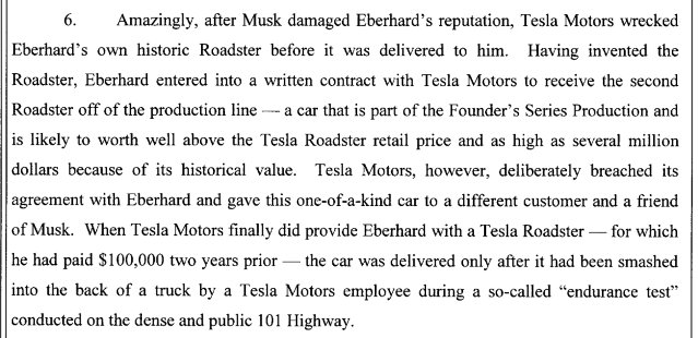 3/ Ill start off a little out of order, but its worth it. Apparently, this is what happened to Eberhards 1st  $TSLA roadster. That is just a taste of what is to come...  $tslaq