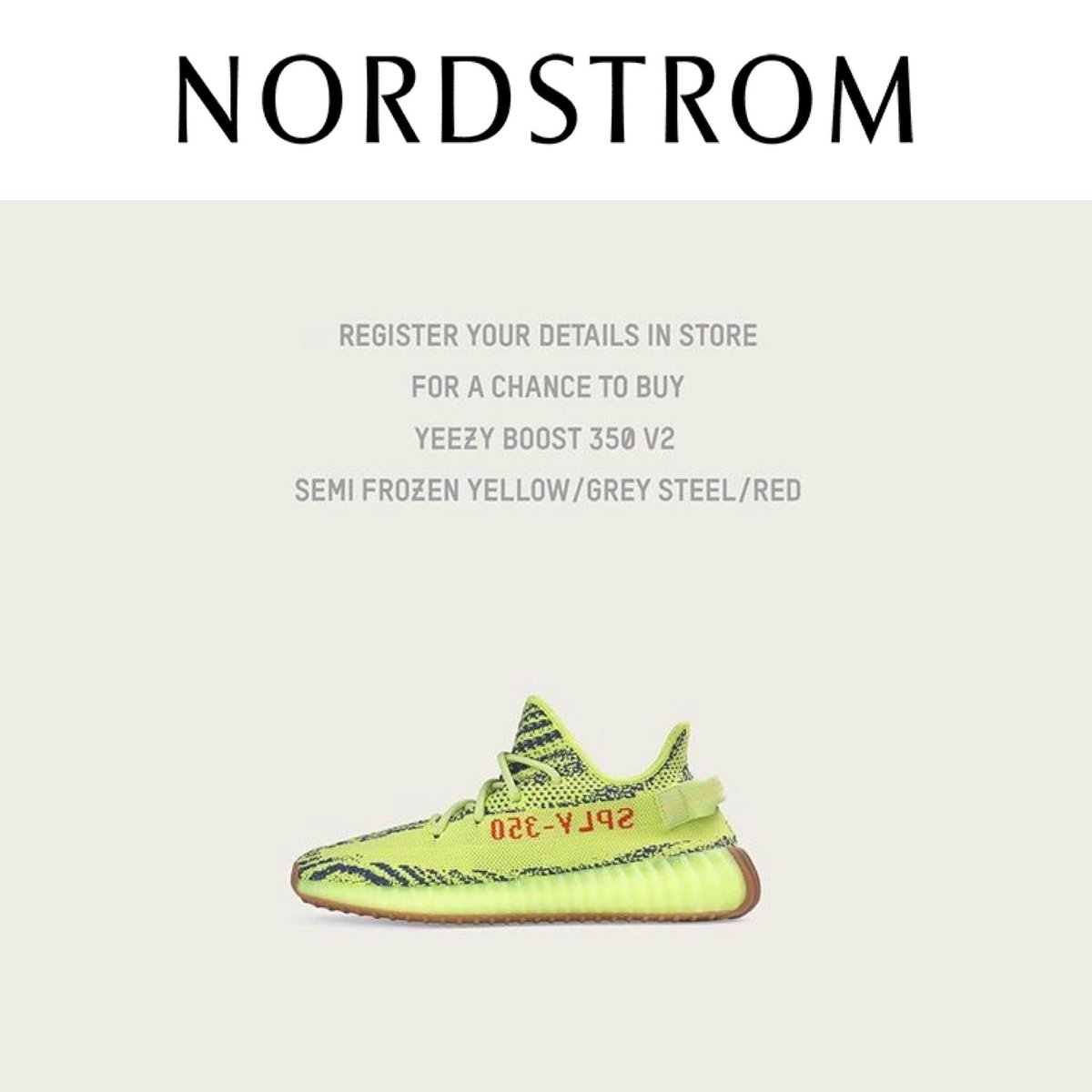 nordstrom yeezy raffle