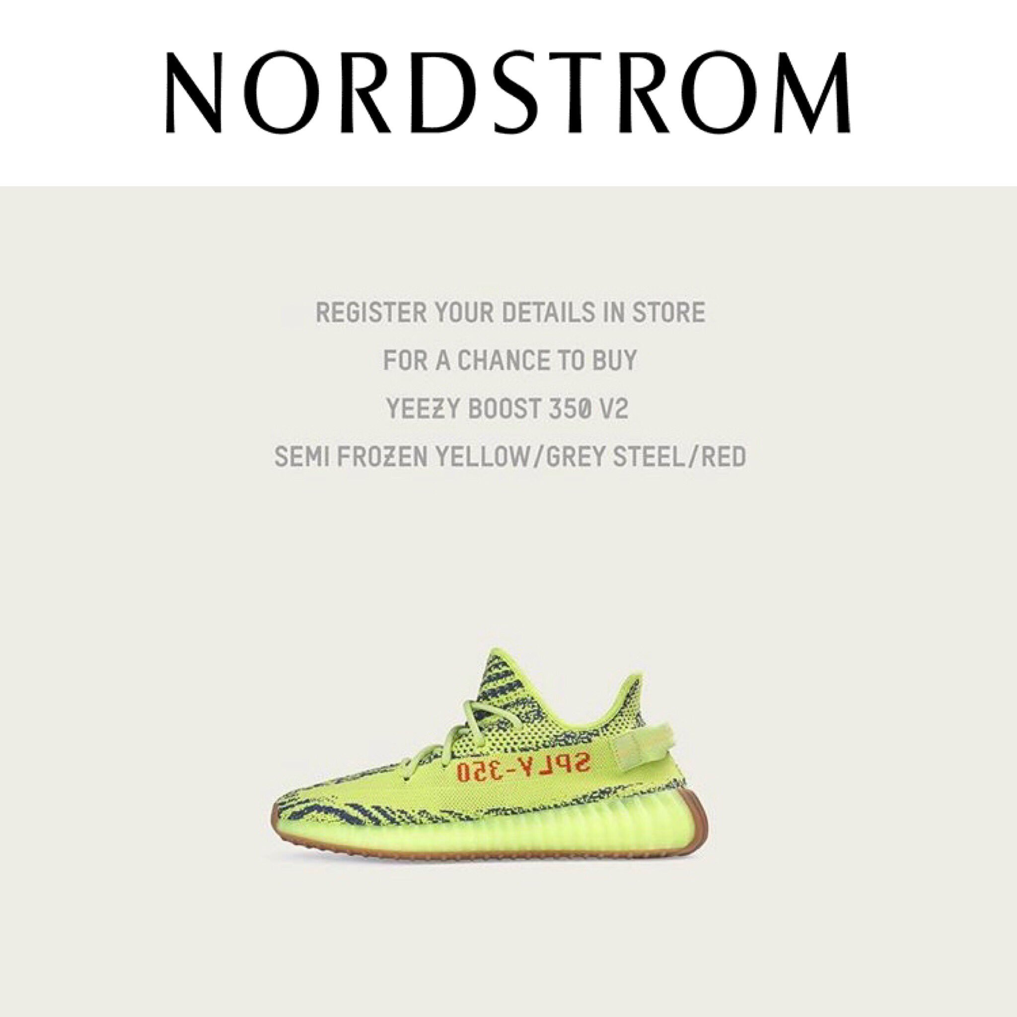 nordstrom yeezy raffle