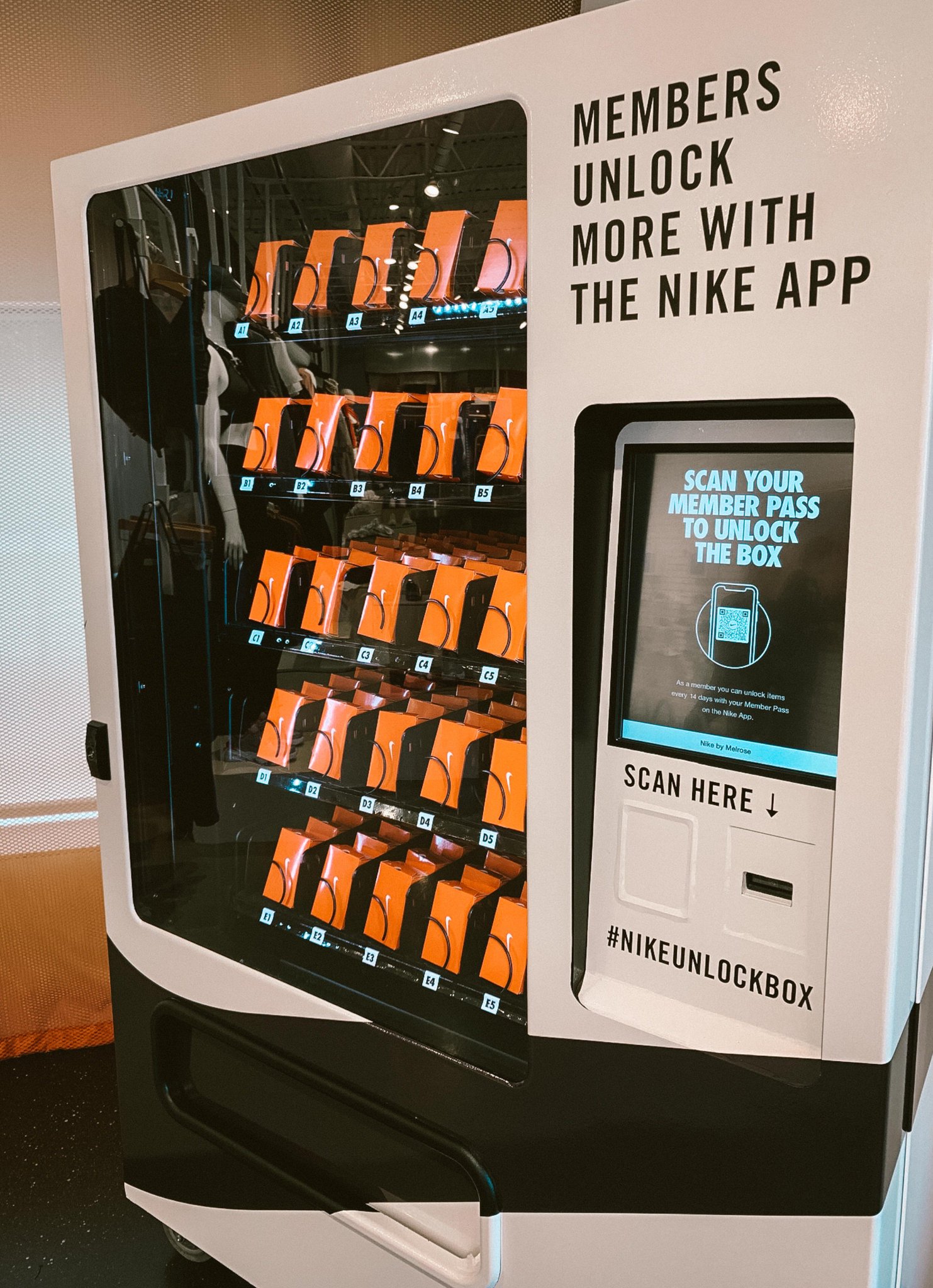 refreshed Unlock Box at Nike by Melrose 