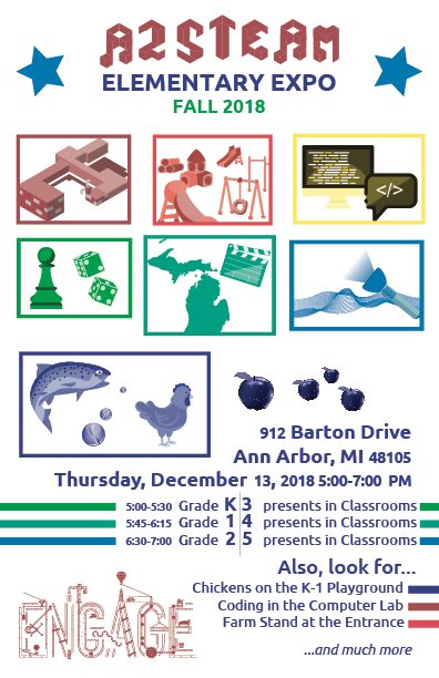 We are very excited for our Elementary EXPO <a href="/A2STEAM/">A2STEAM</a>! Come by and check out what we’ve been up to from 5-7.
youtu.be/fW1PxhTtGYA