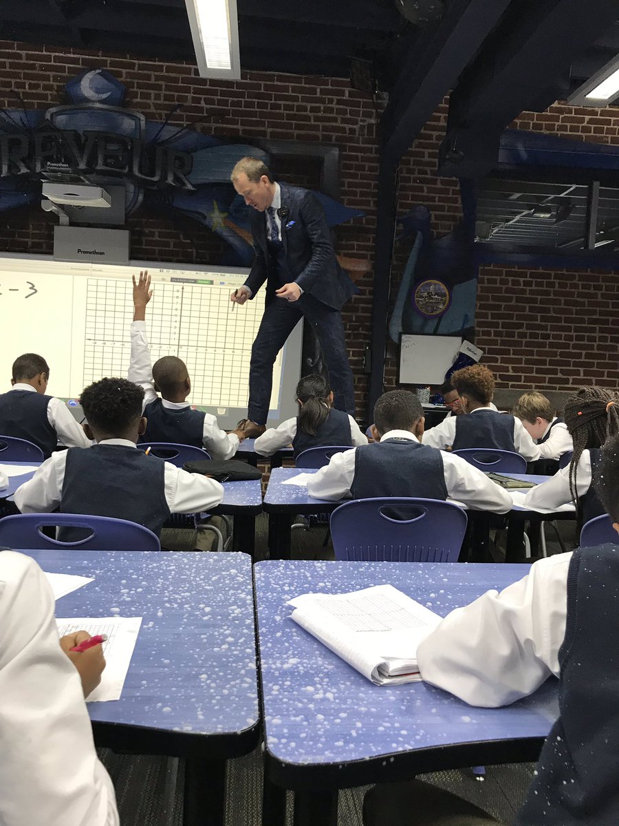 Student engagement at the Ron Clark Academy was amazing to see.
