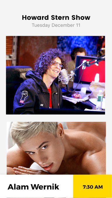 Uhuuuuu!!! So excited for tomorrow ! #howardstern https://t.co/5w76lfMwAP