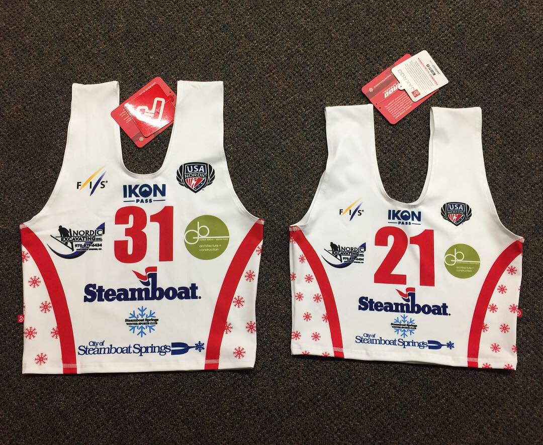 The bibs are ready for this weekends Continental Cup! 
#howdoyoufly 
<a href="/skisteamboat/">#SteamboatResort</a> 
<a href="/SSWSCHowelsen/">SSWSC</a>