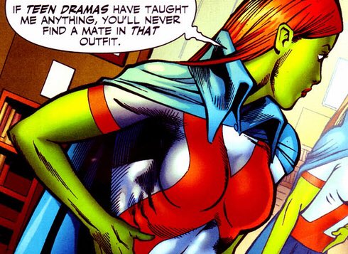 AllAboutMgann's tweet photo. How to be an Earth girl by M’gann M’orzz. https://t.co/PlK8Qi8dku