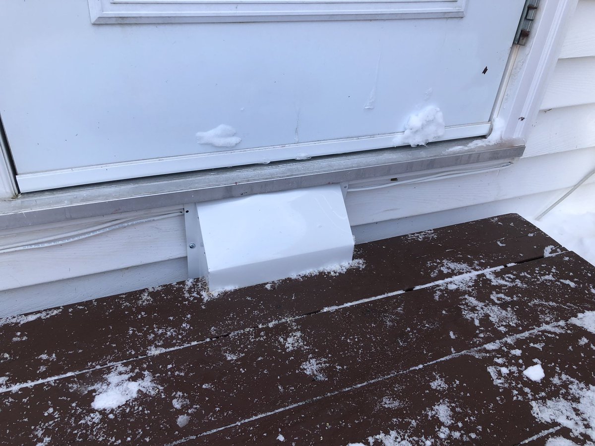 DeepcleanN's tweet image. This vent can cause you a lot of grief if it sucks in snow and leaks inside your home causing  damage. 

Contact us today to install an anti-gust cover to protect your vent from the weather!
