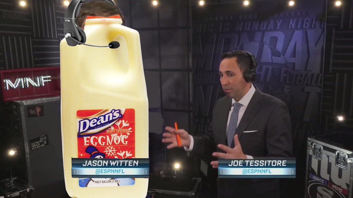 Happy Holidays from Jason Witten and Joe Tessitore 😂ðŸ˜