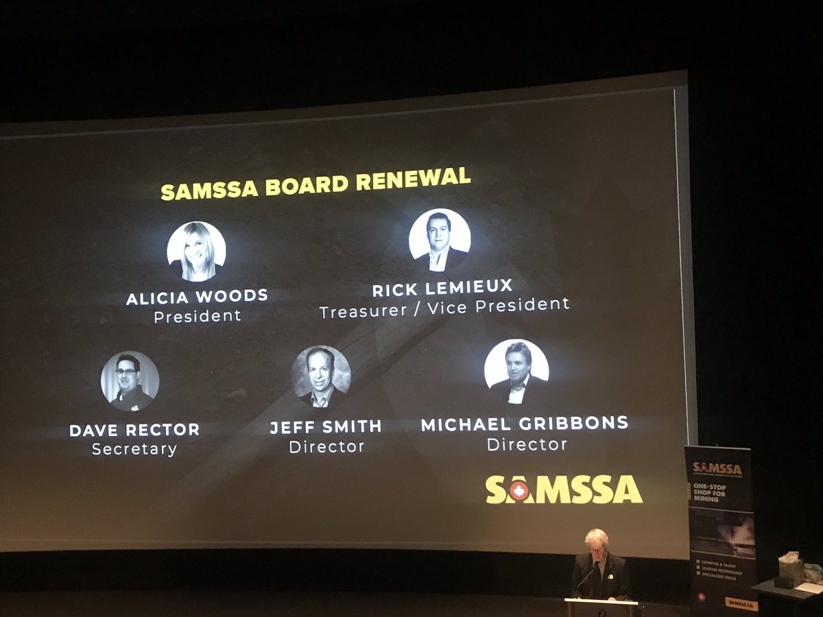 DiversitySTEM's tweet photo. Congratulations @AliciaWoodsCG on a successful year leading #SAMSAA in @GreaterSudbury ! It’s so exciting to see the strong collaborative atmosphere! #DiversityandInclusion #we❤️mining - excited to see 2019 unfold 👏🏾@TheresaSTEM https://t.co/YYsgTbX9Ef