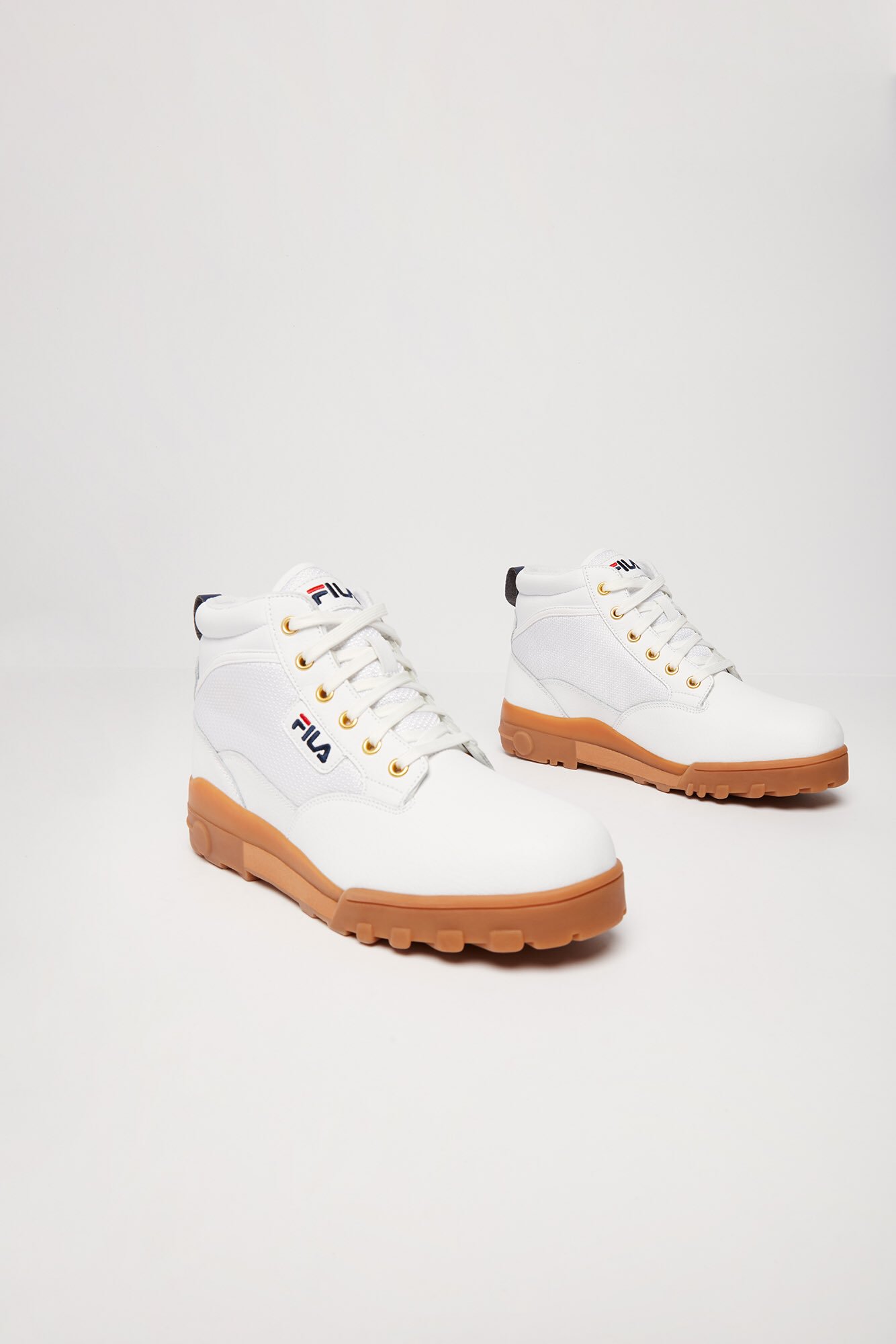Fila grunge store boots white