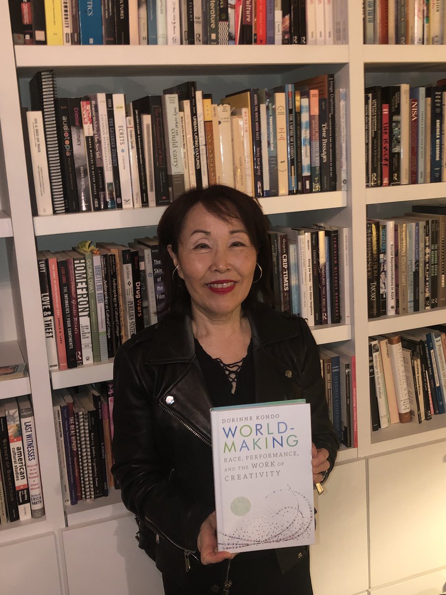 DorinneKondo's tweet photo. It's actually here! I am delighted to announce the publication of my new book, Worldmaking: Race, Performance, and the Work of Creativity (@DukePress)!

For more information, and a 30% discount, please visit https://t.co/5WocPzknEr and enter E18KONDO during checkout. https://t.co/vSvL0rgTo2