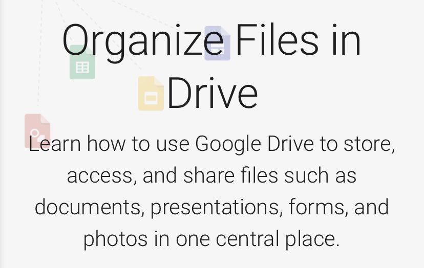 Really excited to try out <a href="/GoogleForEdu/">Google for Education</a> Applied Digital Skills with students. We’re using Organize Files in Drive applieddigitalskills.withgoogle.com/c/middle-and-h…. #engage109 #googleEDU #growwithgoogle #edtech #edtechteam