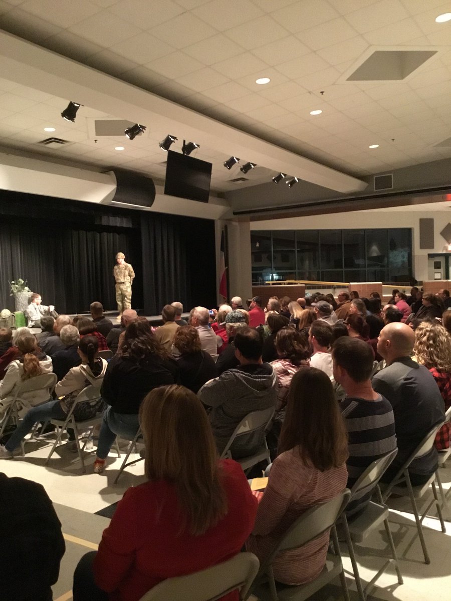 OBMSbulldogs's tweet photo. Our award winning UIL One Act play cast and crew performed their play Booby Trap to a packed audience! What a moving performance! https://t.co/5rMnnvGqun