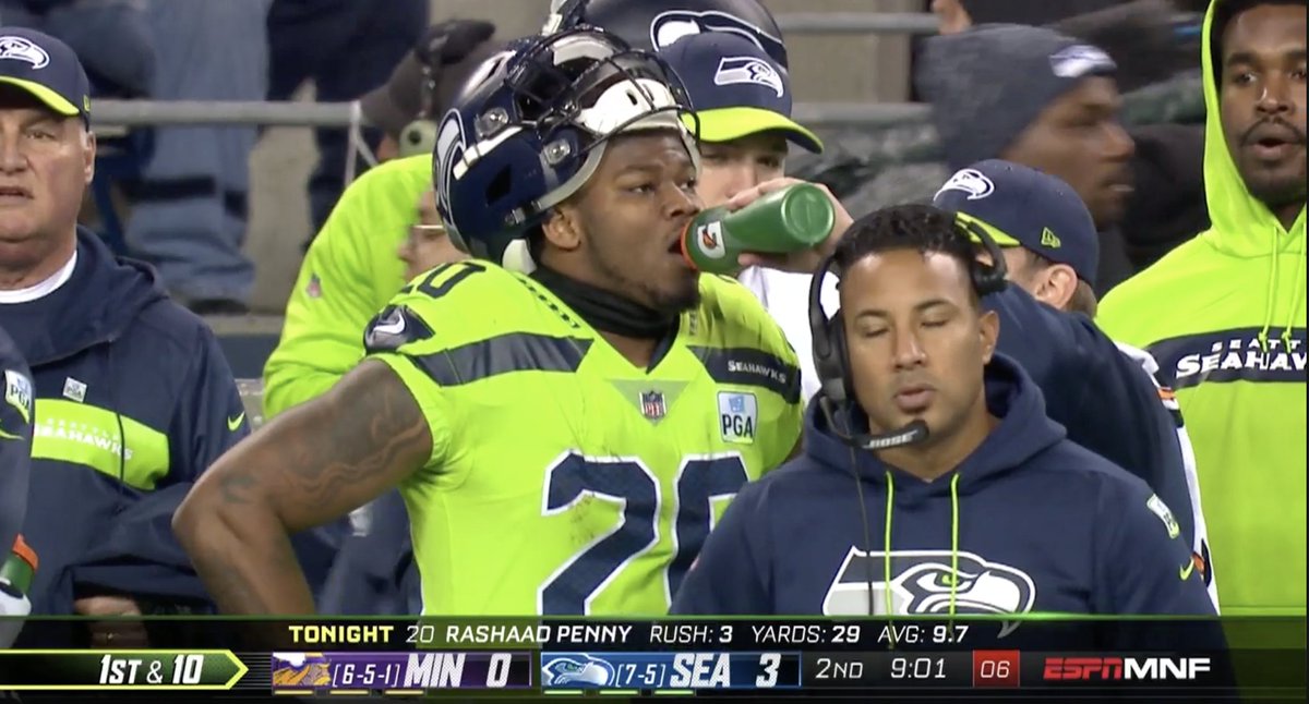 How Rashaad Penny is looking at all the people who said "DON'T CUT THAT BACK"