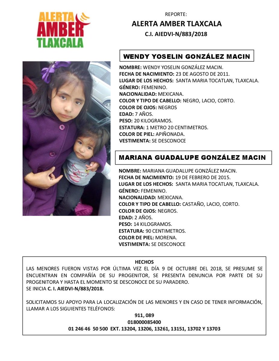 Alerta Amber tweet media