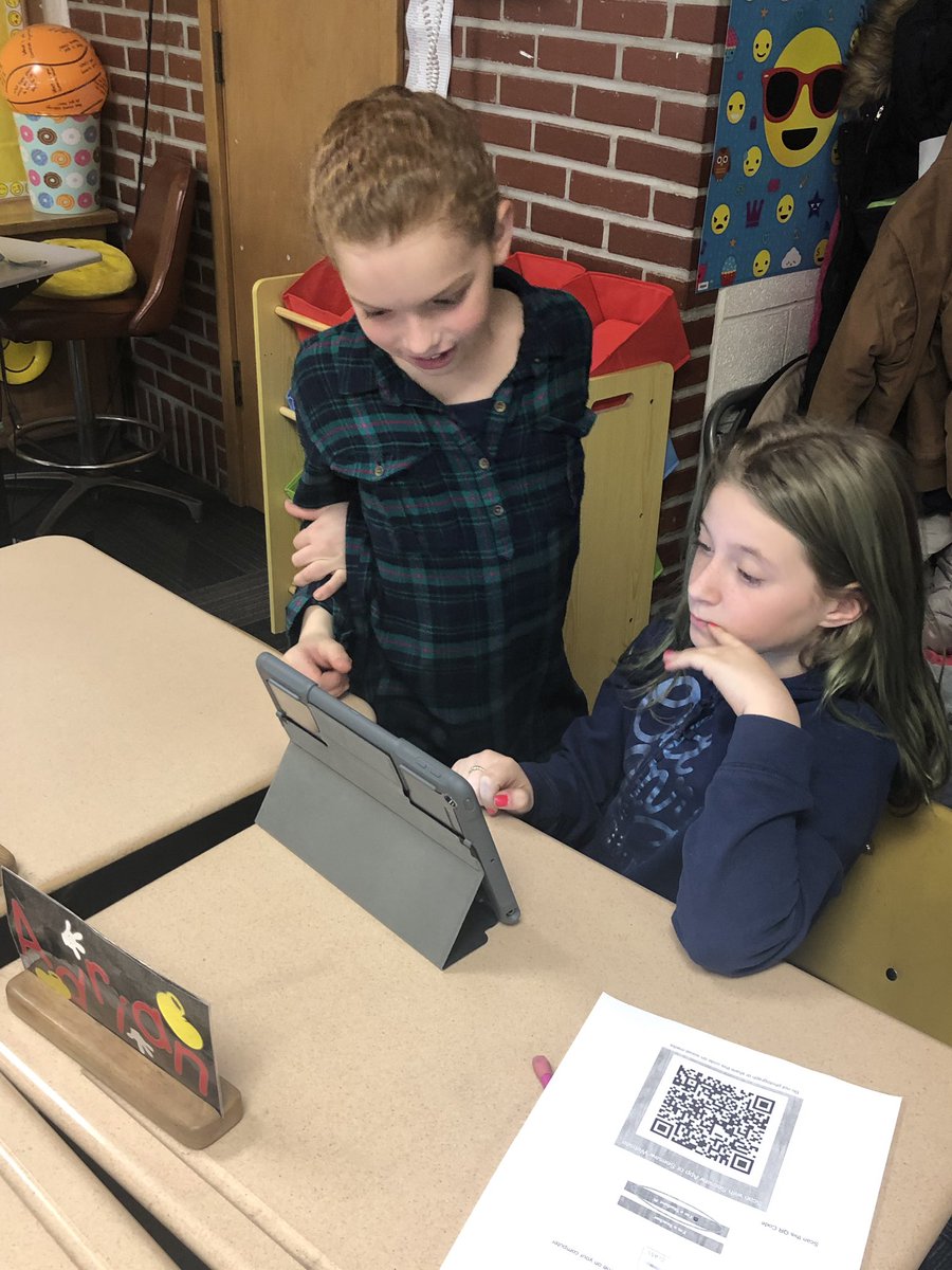MrsUhl4's tweet photo. Big thank you to @smilingpiper’s 3rd graders for teaching us how to use Seesaw today while practicing multiplication! 😊 #MakeDecemberMagic https://t.co/JcfOZ7jUD0