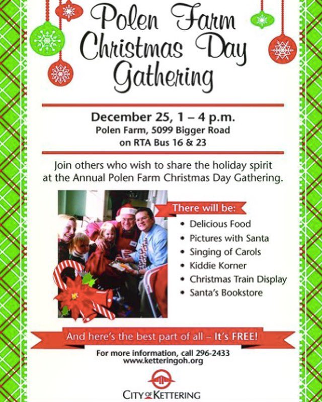 Come to the Annual Polen Farms Christmas Day Gathering! You’ll see Santa, eat delicious foods &amp; much more all for FREE! 🎄🎅