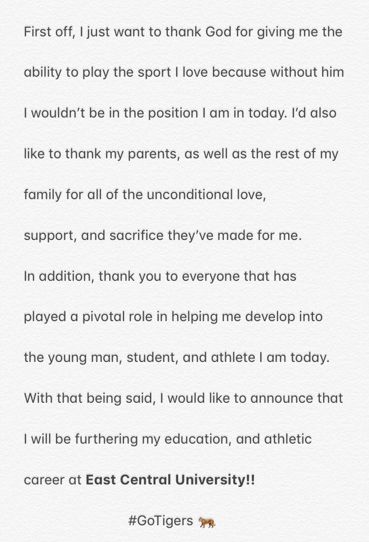rmonhuff's tweet photo. God is great! #Committed🐅 https://t.co/G03AA0HAQT