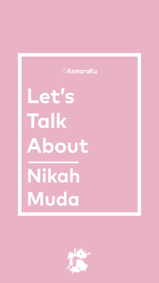 hi Lovers! yuk ke instagramnya AsmaraKu (instagram.com/asmaraku_id ) dan baca pembahasan tentang Nikah Muda di IG Story! udah dimasukin ke highlights juga ya!🤗