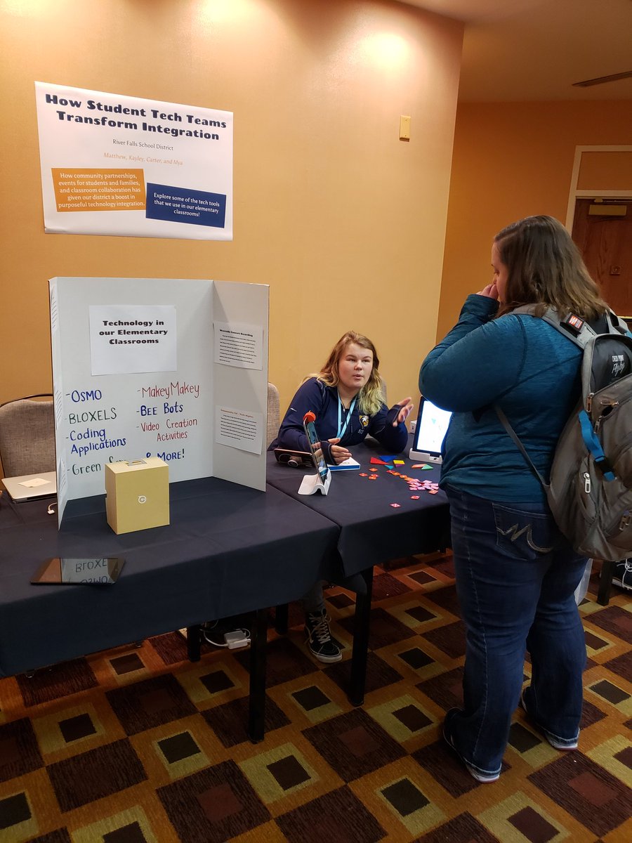 RFHS_STT's tweet image. Today we got to vist the #ties18 conference today and show off some of the tech we use in classrooms!
