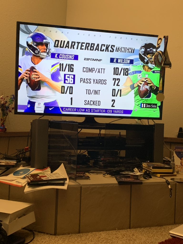I hope if you had one of these QBs tonight u had already won your game 😂😳