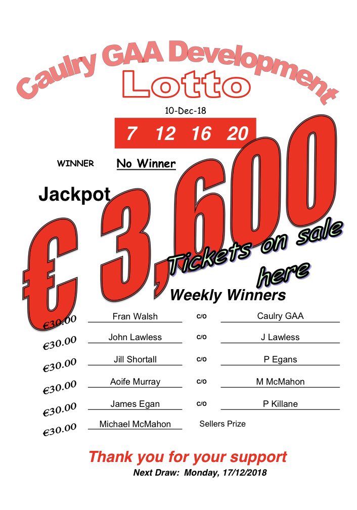 lotto result dec 18 2018