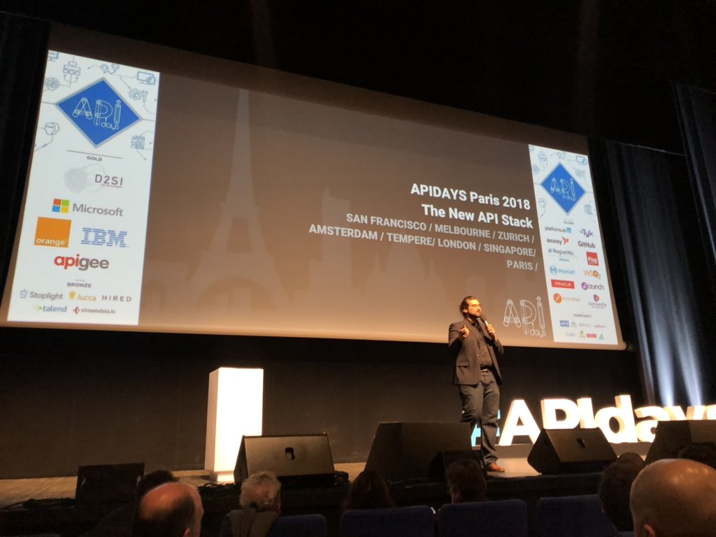 gssor's tweet image. .@APIdaysGlobal Paris is sold out! And there’s a huge line out the door! #APIDays #TheNewAPIStack