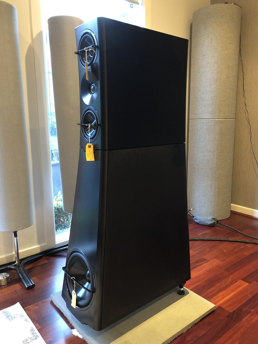 Absolute Hi End Yg Acoustics Sonja 2 2 Speakers Getting Set Up For Demo Ygacoustics Ygacousticssonja2 Highend Highendspeakers