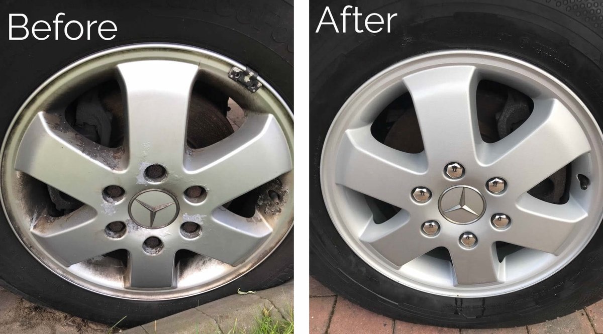 An example of how we can transform a battered old wheel. This wheel was ready for the bin. After we got to to work on it, it was ready for the showroom. It's why were No.1 in Liverpool customiseyourwheels.co.uk