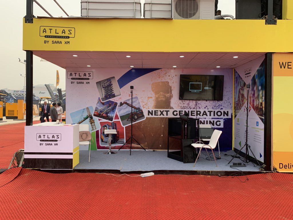 thexrlabs's tweet photo. #Atlassimulations is all geared up to be participating in #BaumaConexpoIndia featuring immersive VR training simulators for #boomlift and #scissorlift.
Find us at the  outdoor stall - 0D 03 
Learn more at https://t.co/P85kkKPV0C
@baumaOfficial https://t.co/Pbz5Atx5q4