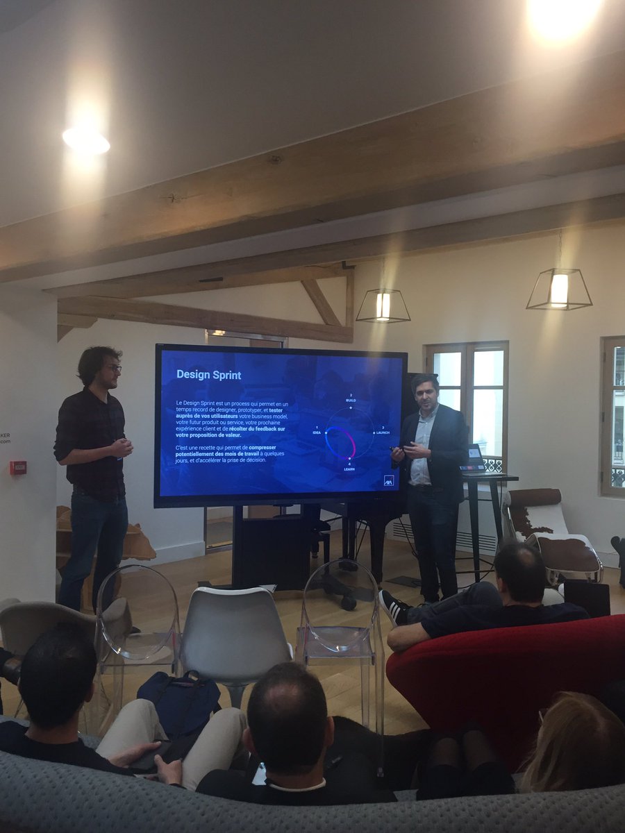 On commence ce premier UX-Breakfast en compagnie de <a href="/cyrillemagnetto/">Cyrille Magnetto</a> et <a href="/BrunoRouanet/">Bruno Rouanet</a> qui vont nous parler de l’importance du Design Sprint dans nos méthodes !
