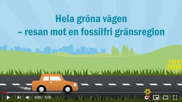 Projektet Hela gröna vägen är snart i mål. Se filmen som visar hur långt vi har kommit på resan mot en fossilfri gränsregion!  youtu.be/S452CZWIV9Y