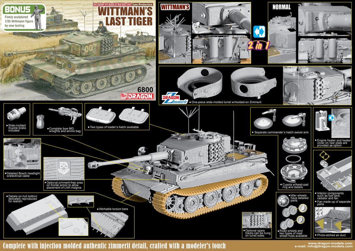Dragon Models New Announcement 6918 1 35 Wittmann S Last Tiger For More Details T Co Jree4ujkjy Dragon Models New Announcement 6918 1 35 Wittmann S Last Tiger For More Details T Co Jree4ujkjy