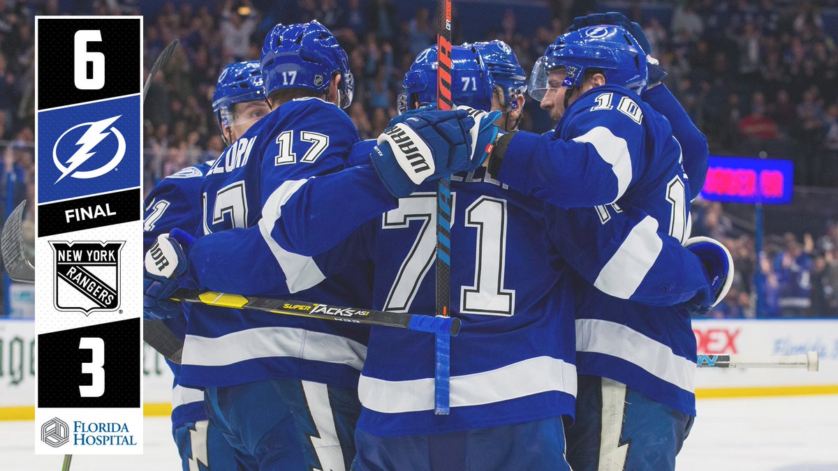 Seven straight! #NYRvsTBL   📝: tbl.co/recap1210 https://t.co/wDoZvBz6yd