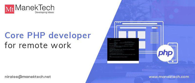 DharaManektech's tweet image. #ManekTech #corephpdeveloper available for #remotework