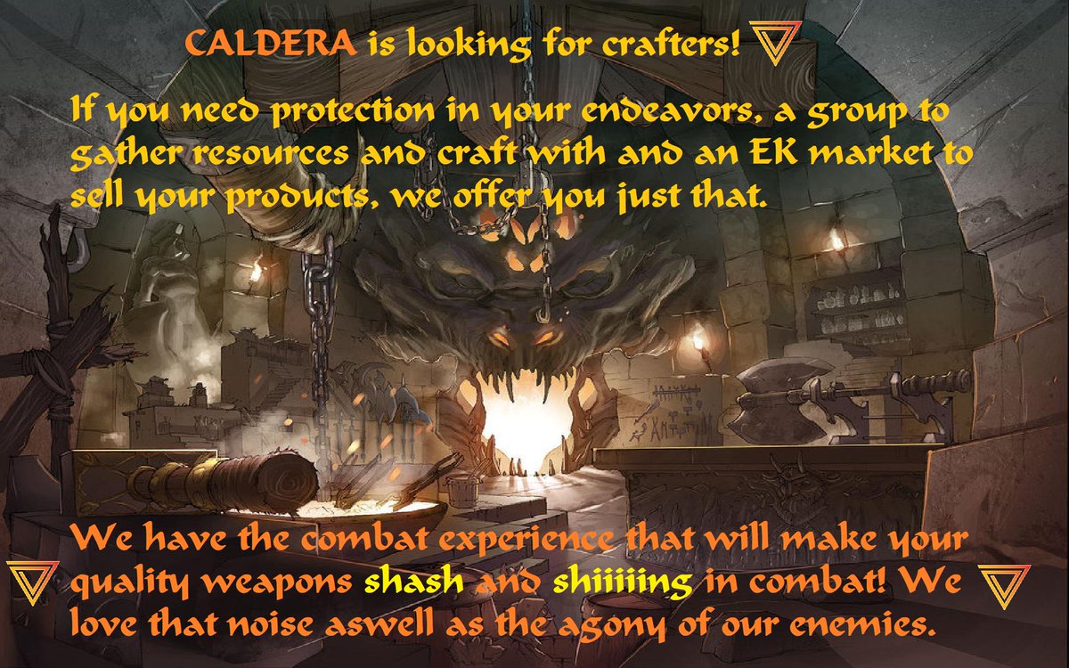 caldera_hq's tweet image. We are looking for you! Contact us at caldera-hq.eu or pm us here! #Crowfallgame