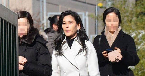 Samsung' billionaire businesswoman Lee Boo Jin spotted at son's school event