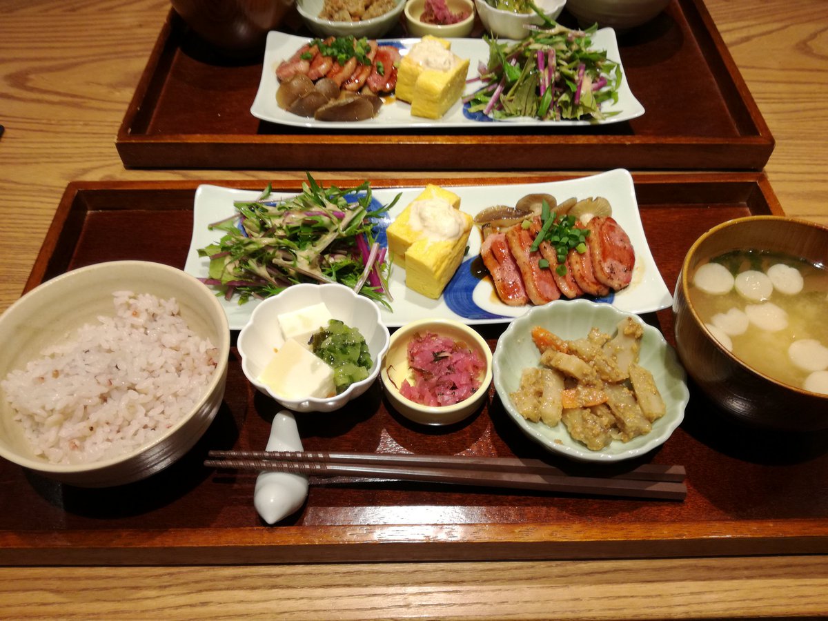 たぬやん Food Time Isetan Yokohamaのカフェ ソラーレ Tsumugiにて 鴨ロースのステーキ膳で Tlの血糖値を上げよう 遅番出勤前に 女子会ランチ 二俣川ジョイテラでもtsumugiを利用しますが 美味しくて好きです このお店 電車の音が結構響くのですね