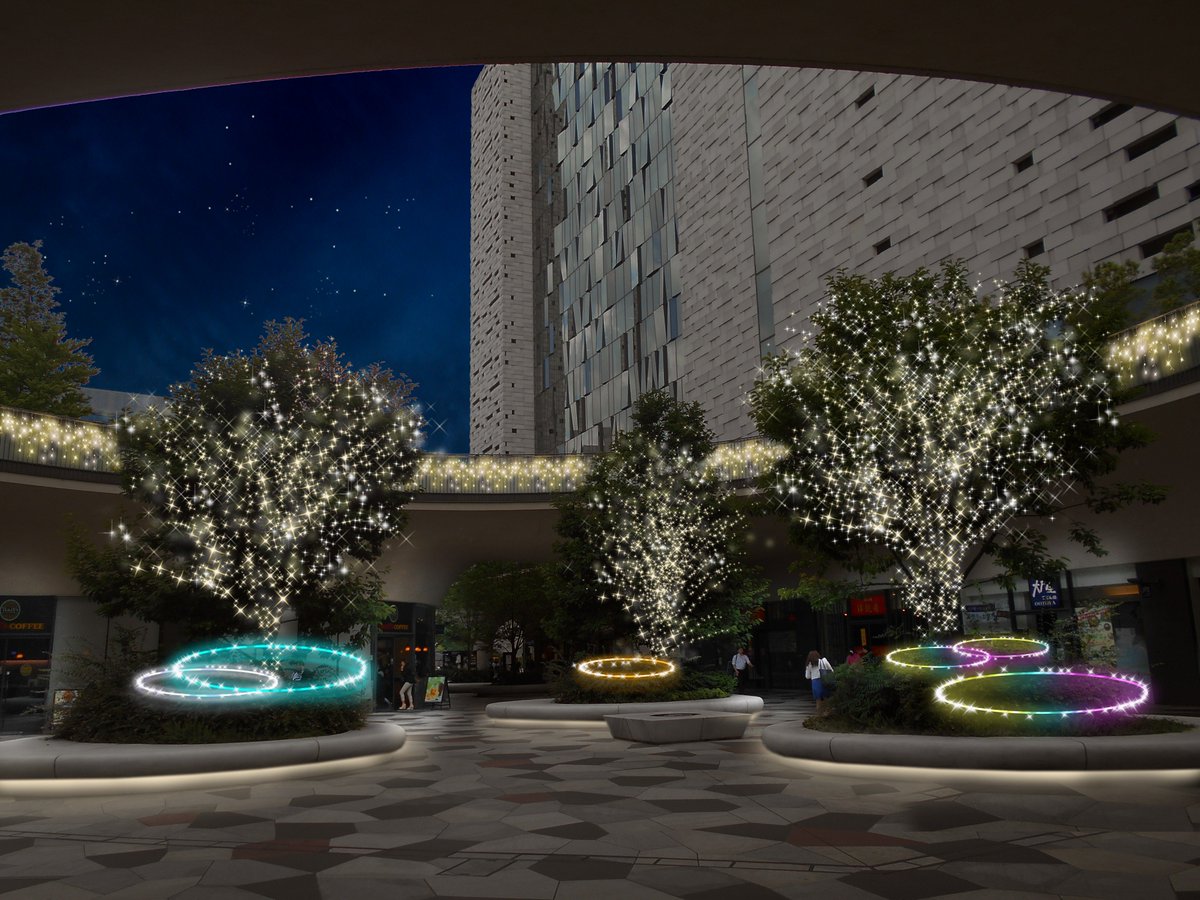 新宿観光振興協会 Info Kanko Shinjuku Jp Auf Twitter イルミネーションのテーマは 曲線美 東新宿の憩いの空間 新宿イーストサイドスクエア が今年もイルミネーション開催中です ゆるやかな曲線を描く施設や植栽がイルミネーションに彩られ 煌く幻想的な冬