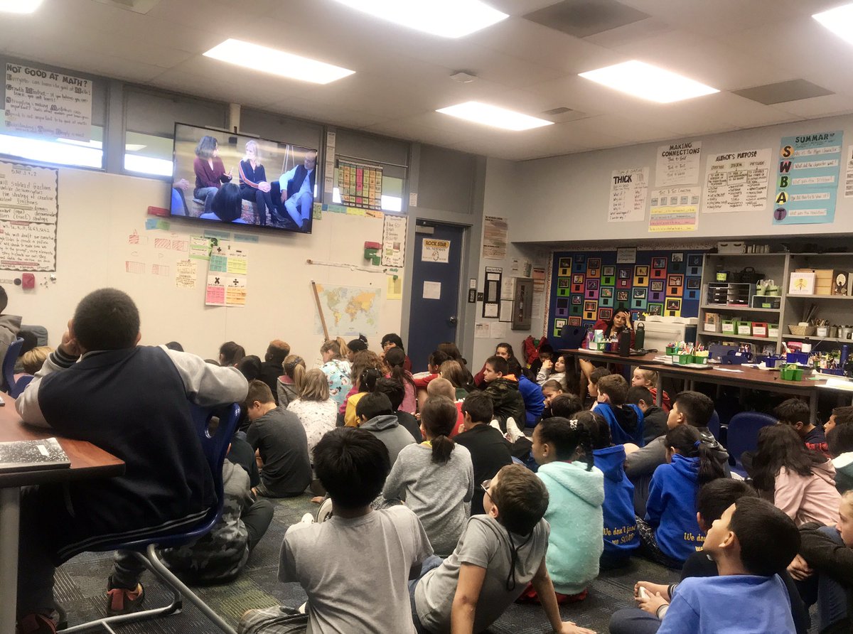 newmichell's tweet image. It’s #HumanRightsDay and the 70th anniversary of the UDHR! 5th graders @bt_eagles enjoyed a virtual field trip with @KerryKennedyRFK  and @DiscoveryEducation hearing from human rights defenders from around the globe, young and old. #btsoar #cesd #UDHR70