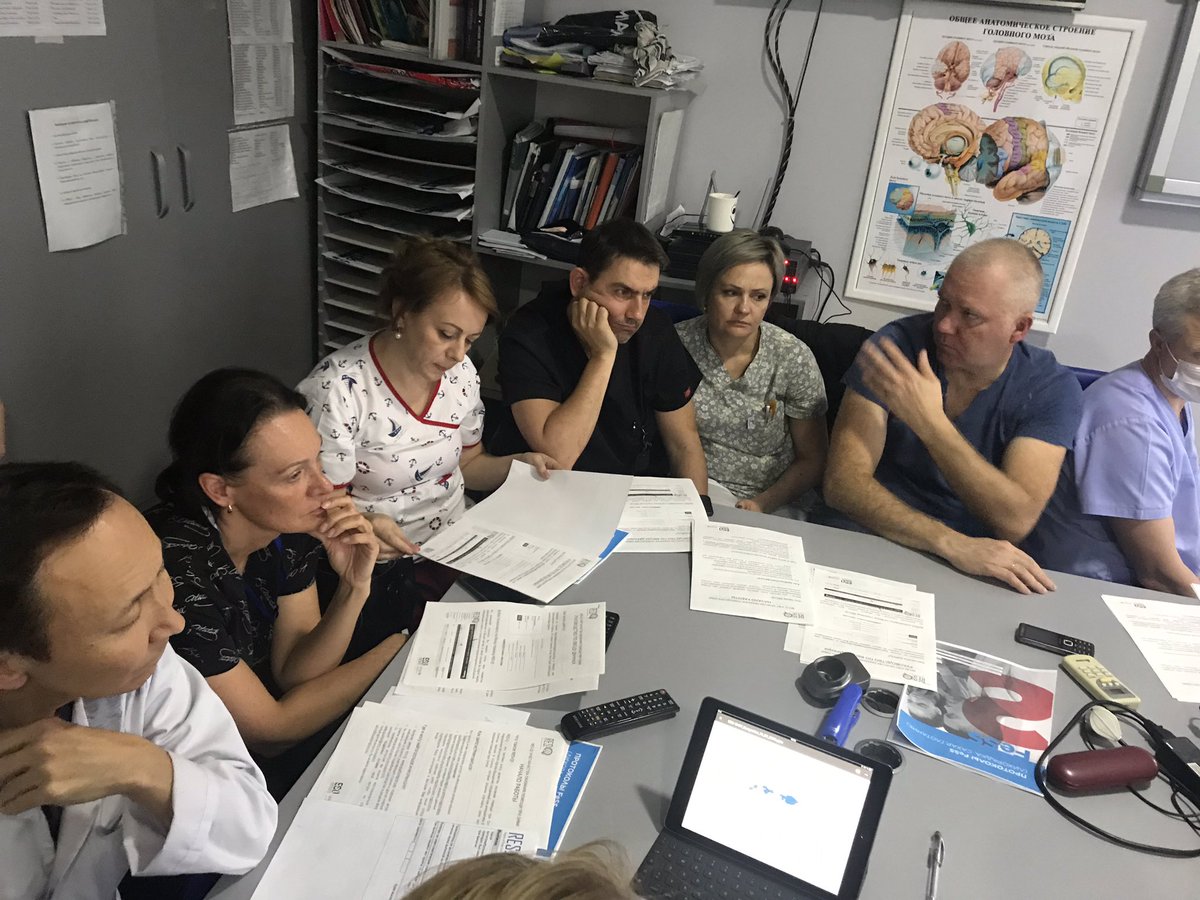 eso_east's tweet photo. @RegistryStroke training was held at neurological center MEDI in #Bishkek. Doctors were introduced friendly paper-based RES-Q forms and were familiarized with @eso_east and @StrokeAngelsSA in #Kyrgyztan https://t.co/Mtf71P12qP